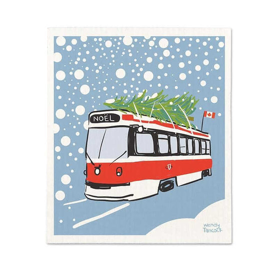 Reusable Swedish Sponge - Holiday/Winter Themed-Pretty Clean Shop
