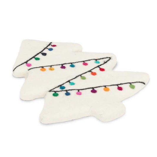 Festive Tree with Lightstring Trivet-Pretty Clean Shop