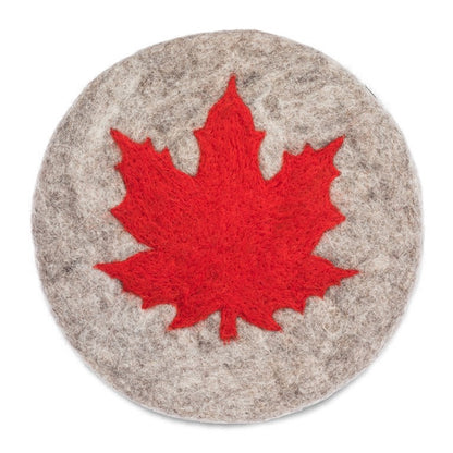 Maple Leaf Trivet 8"