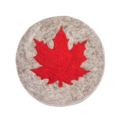 Maple Leaf Coaster 4"