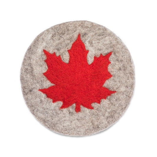 Maple Leaf Coaster 4"