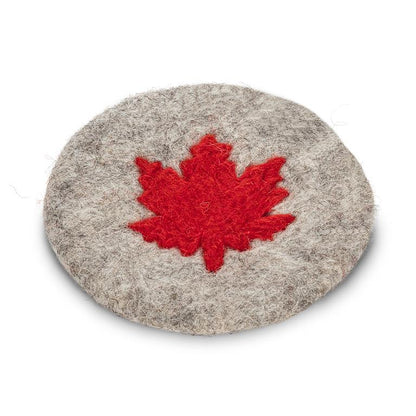 Maple Leaf Coaster 4"