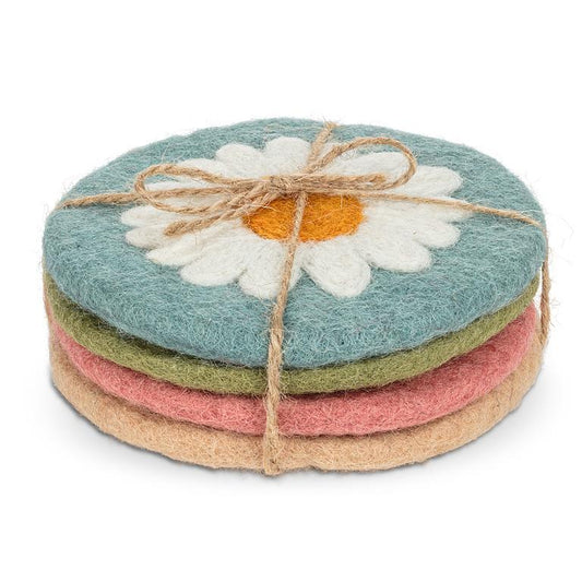 Daisy Coasters 4"