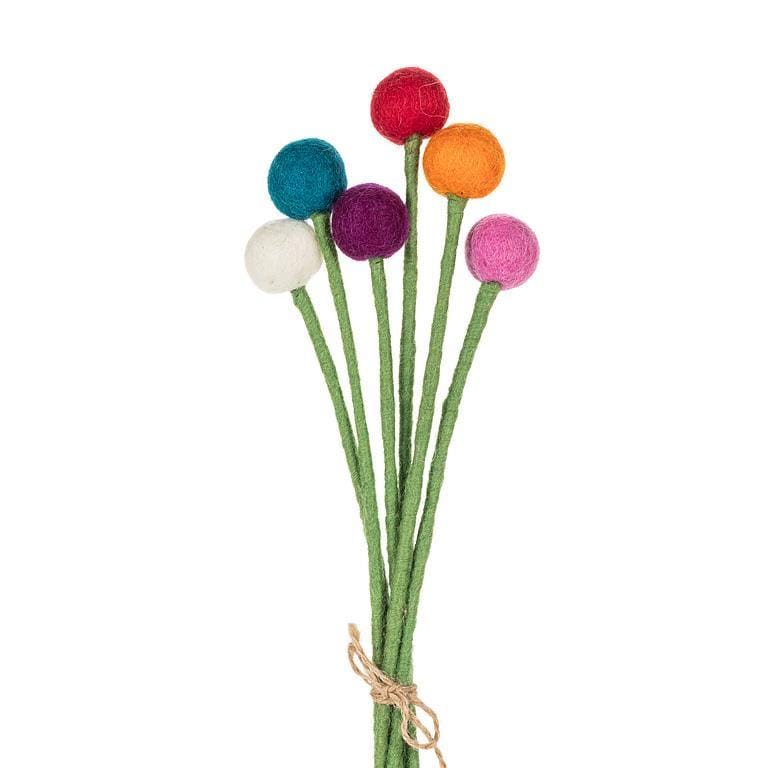 Felted Wool Flower | prettycleanshop.myshopify.com