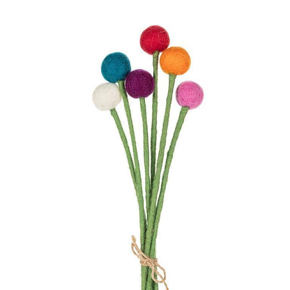 Felted Wool Flower | prettycleanshop.myshopify.com