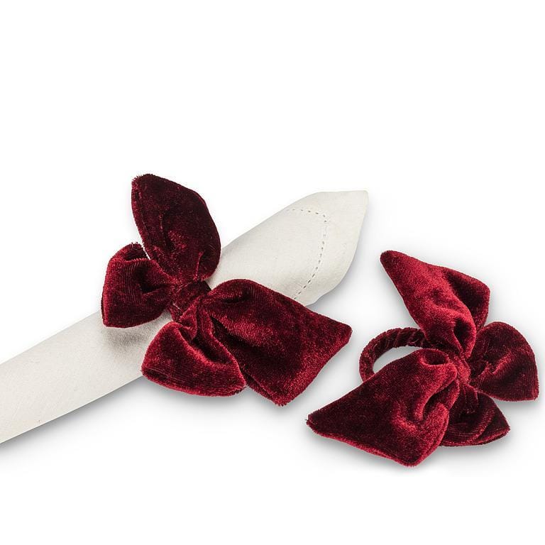 Velvet Bow Napkin Ring