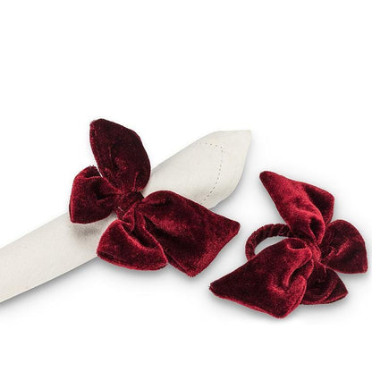 Velvet Bow Napkin Ring