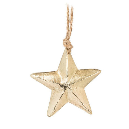 Gold Simple Star Ornament
