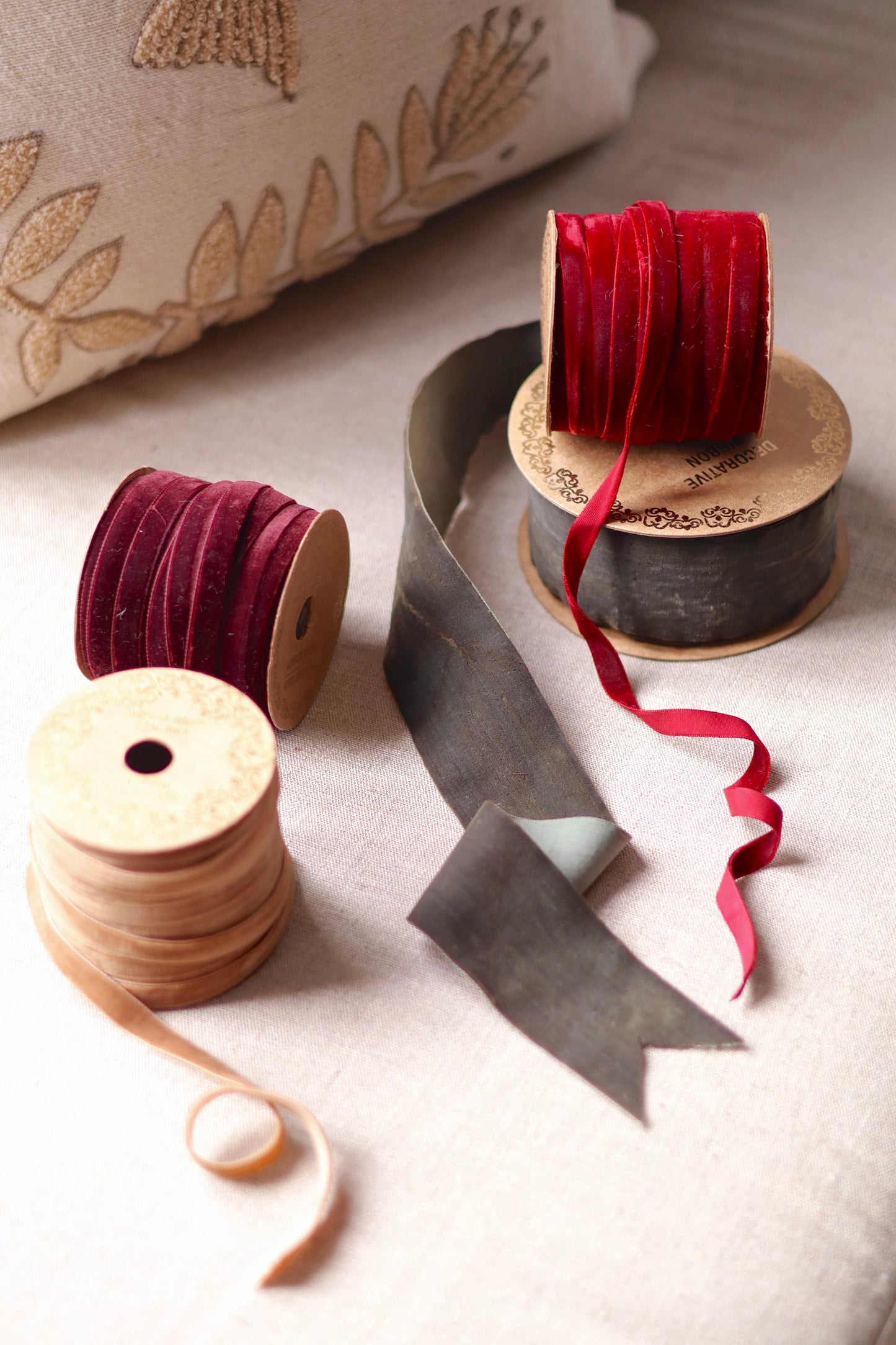 Velvet Ribbon on Spool