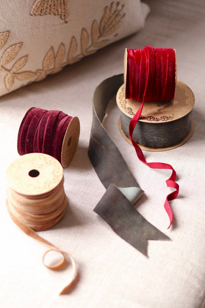Velvet Ribbon on Spool