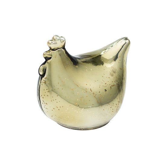 Mother Hen Glass Statuette