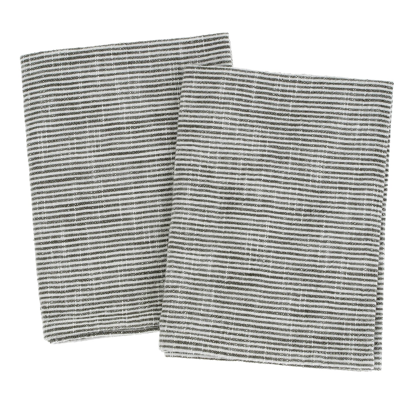 Chef Stripe Kitchen Tea Towels - Set of 2