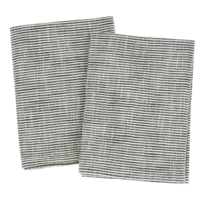 Chef Stripe Kitchen Tea Towels - Set of 2