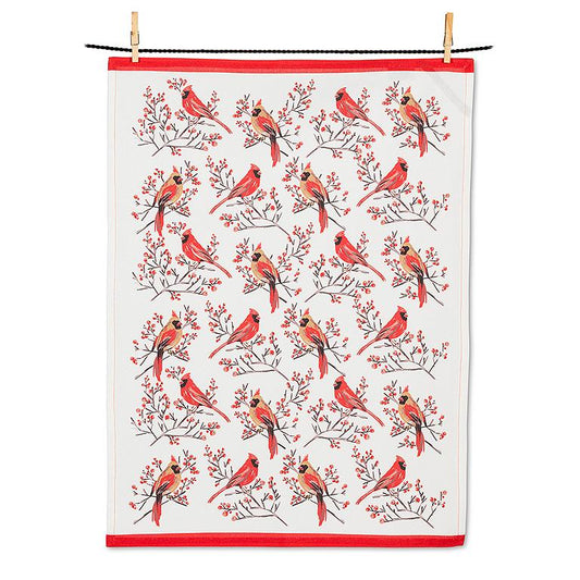 Cardinal Pair Kitchen Tea Towel