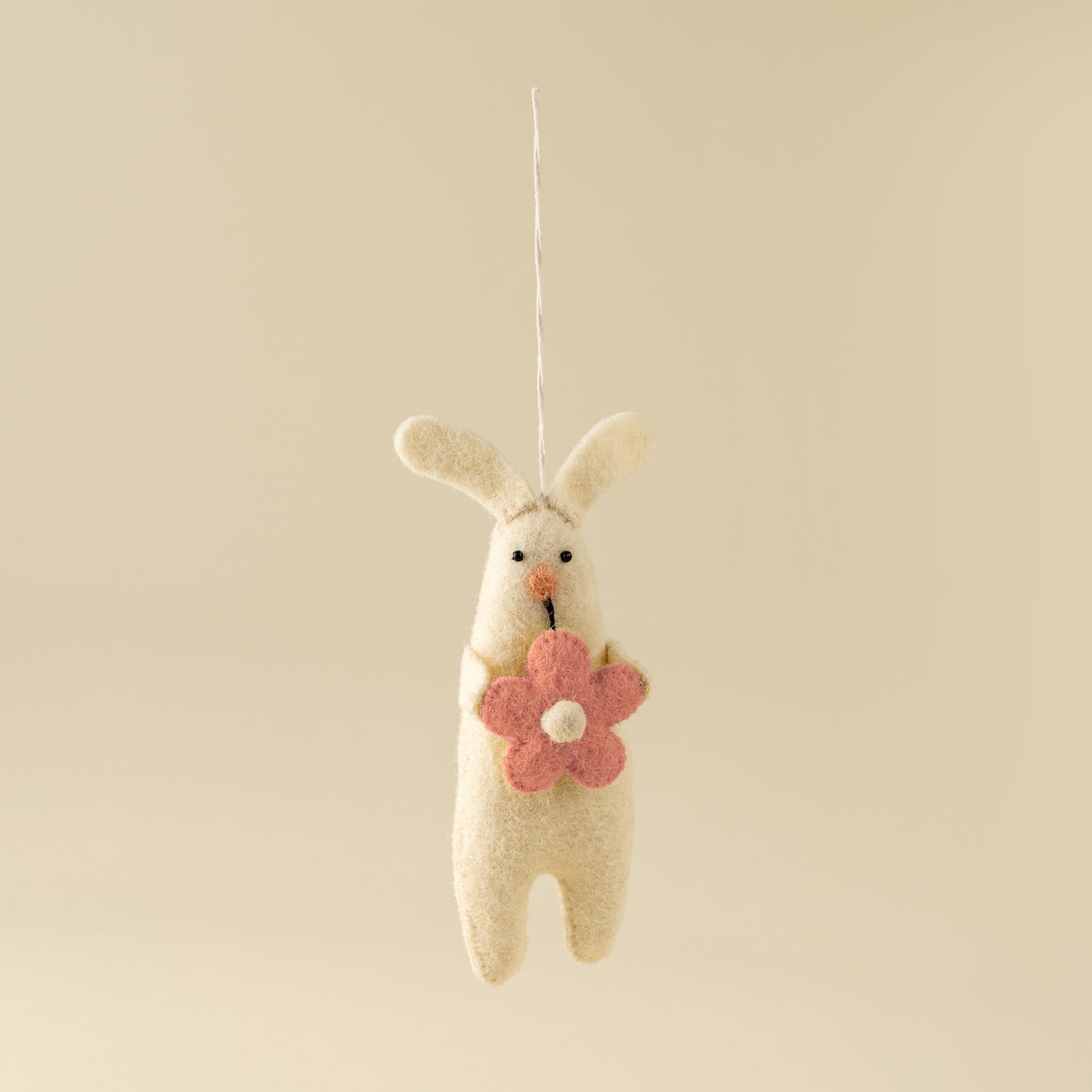 Blossom Bunny Felt Ornament
