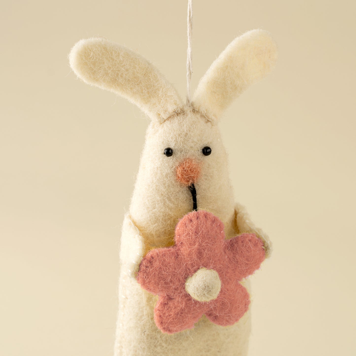 Blossom Bunny Felt Ornament