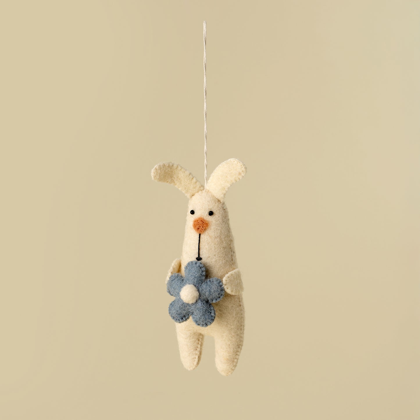Blossom Bunny Felt Ornament