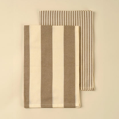 Hampton Stripe Tea Towels - Set of 2 | prettycleanshop