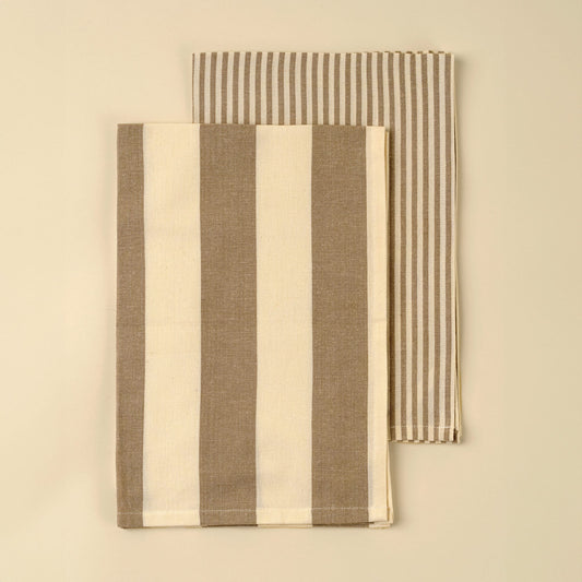 Hampton Stripe Tea Towels - Set of 2 | prettycleanshop.myshopify.com