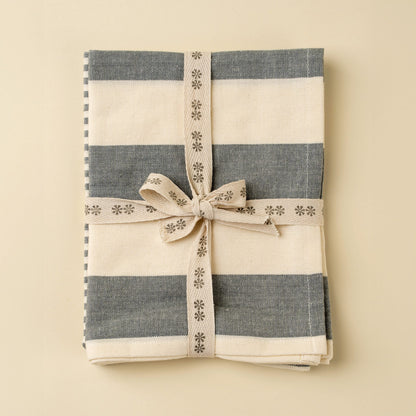 Hampton Stripe Tea Towels - Set of 2 | prettycleanshop