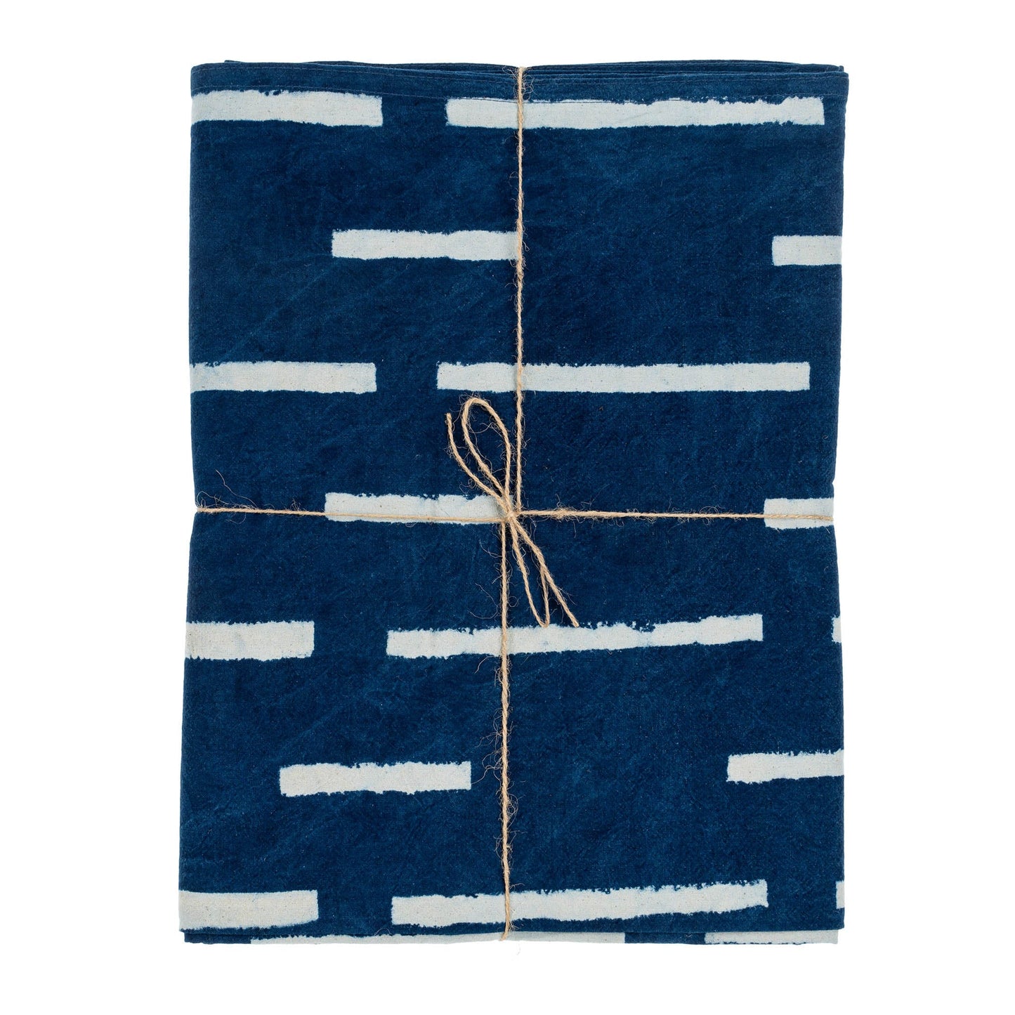 Indigo Block Print Tablecloth | prettycleanshop