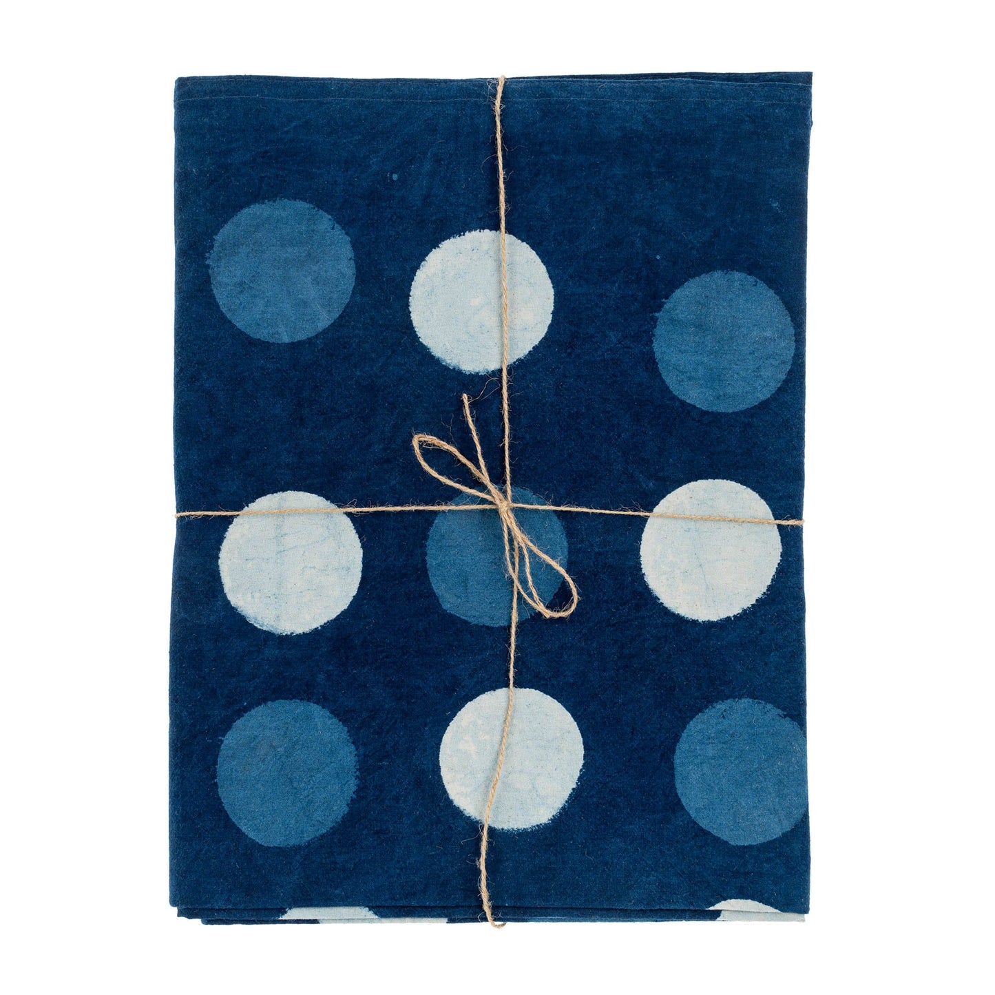 Indigo Block Print Tablecloth | prettycleanshop