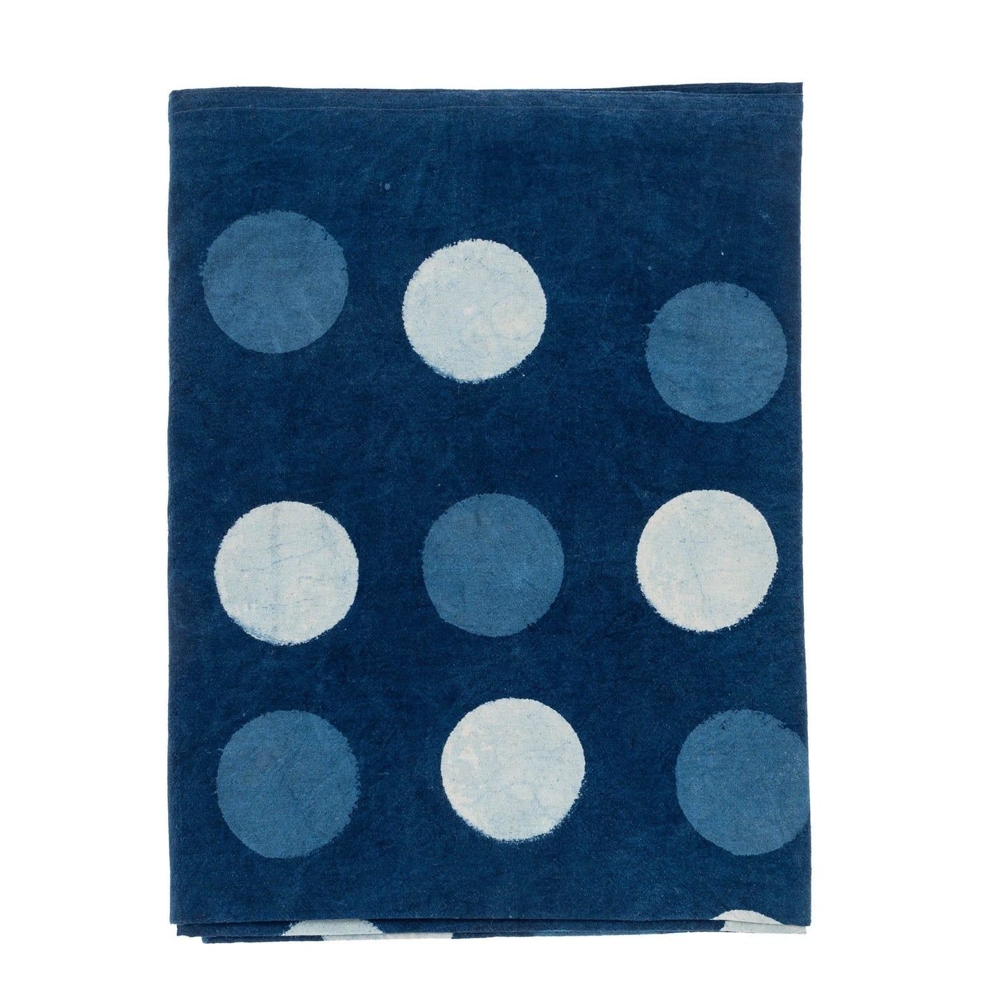 Indigo Block Print Tablecloth | prettycleanshop