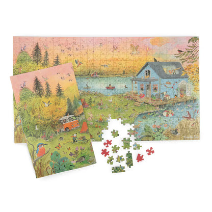 Grand Famille Lake House Puzzle - 500 pcs | prettycleanshop