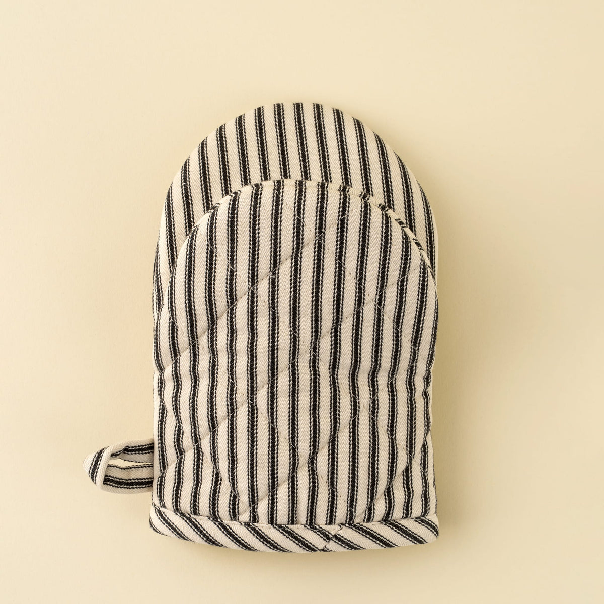 Ticking Oven Mitt-Pretty Clean Shop