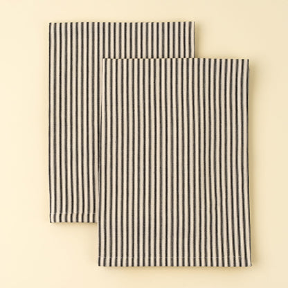 Ticking Tea Towels - Set of 2-Pretty Clean Shop