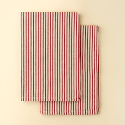 Ticking Tea Towels - Set of 2-Pretty Clean Shop