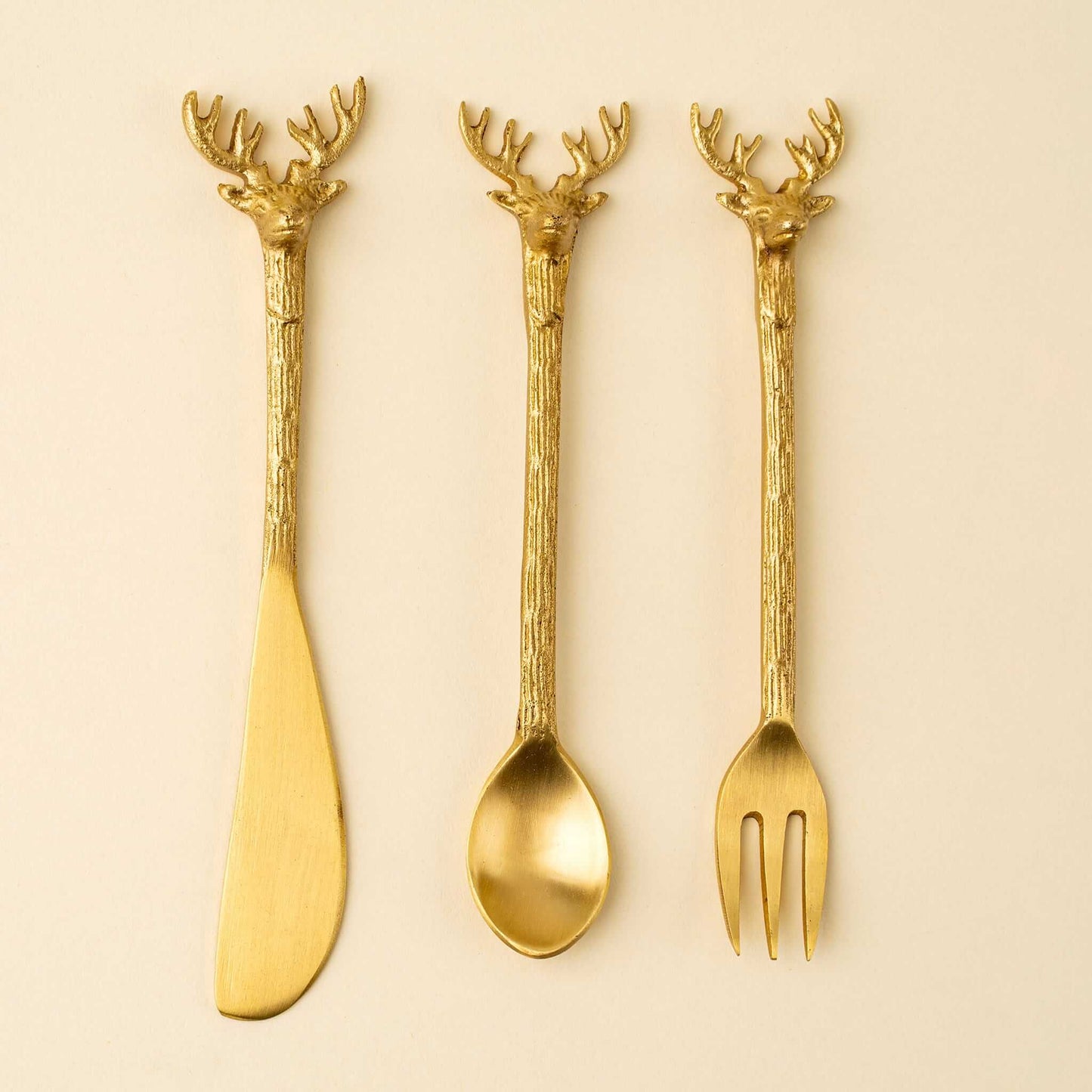 Gilded Stag Cheese Set of 3-Pretty Clean Shop