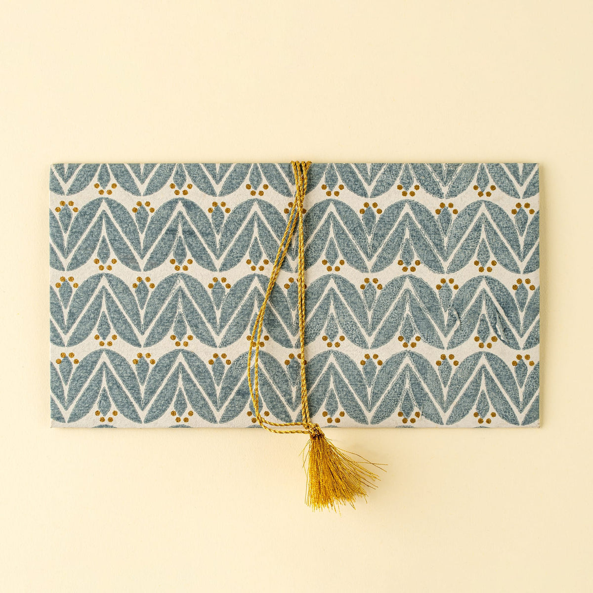 Laurel Block Print Envelope/Card