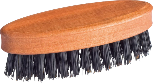 Beard Brush Oiled Pearwood | prettycleanshop.myshopify.com