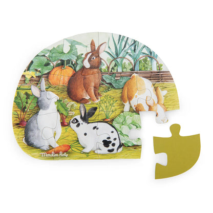 Grand Famille Animal Mini Puzzles - Set of 4 x 12pcs | prettycleanshop