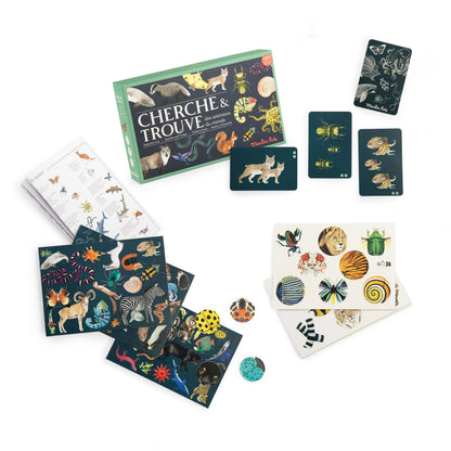 Cherche & Trouve - Find & Seek - Animals of the World | prettycleanshop.myshopify.com