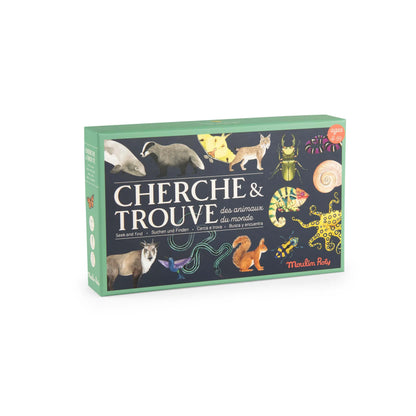 Cherche & Trouve - Find & Seek - Animals of the World | prettycleanshop.myshopify.com