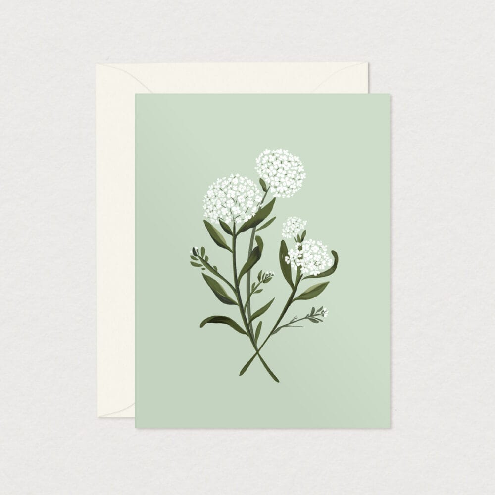 Greeting Card - Hydrangea