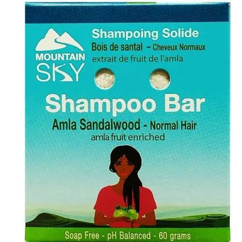 Shampoo Bar Amla Sandalwood (Normal Hair) - Mountain Sky