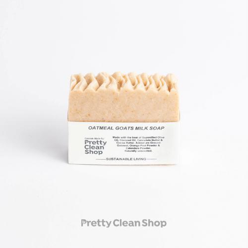 Artisanal Soap Bar Unscented Oatmeal Goats Milk
