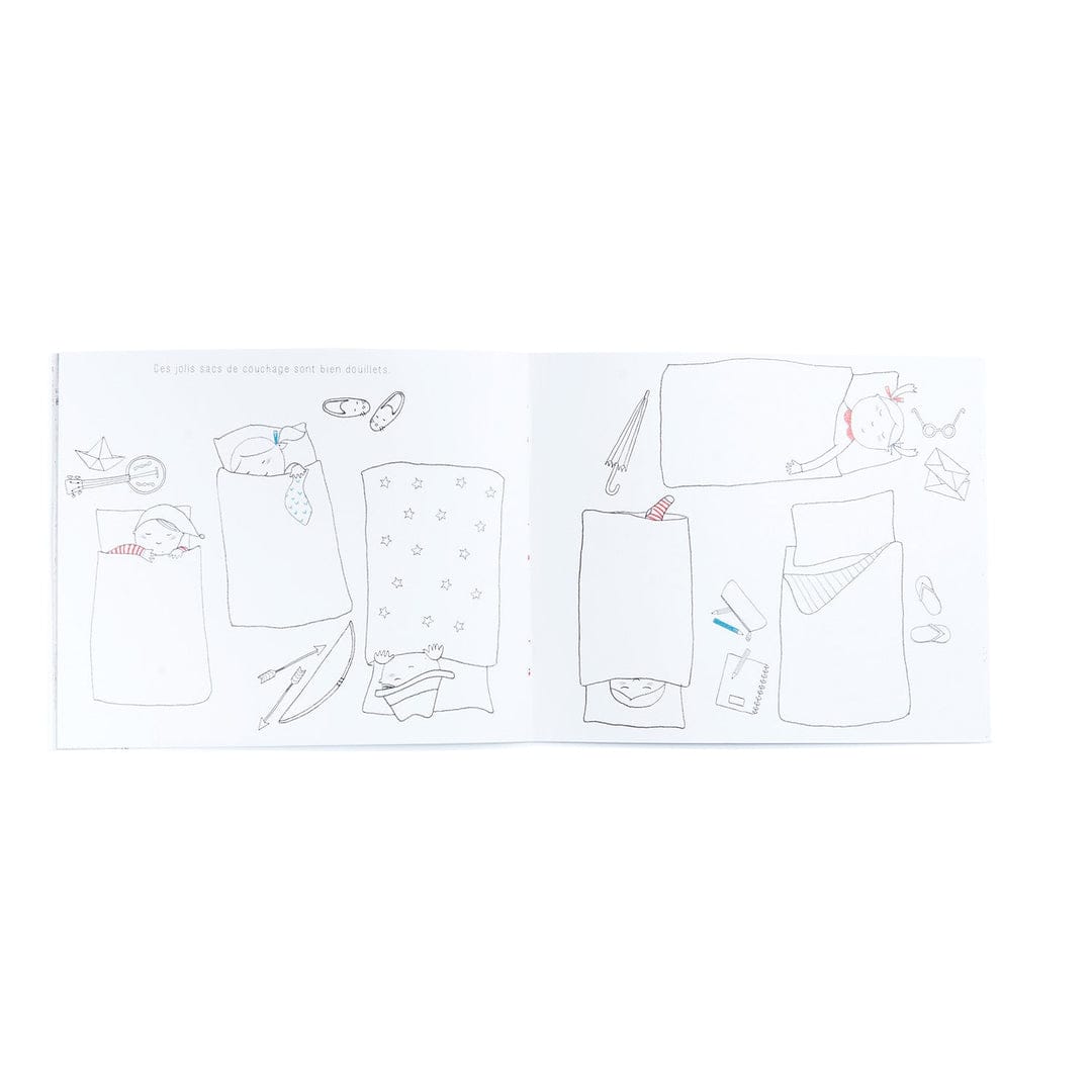 Aujourd'Hui Colouring Book-Art & Drawing Toys-Pretty Clean Shop