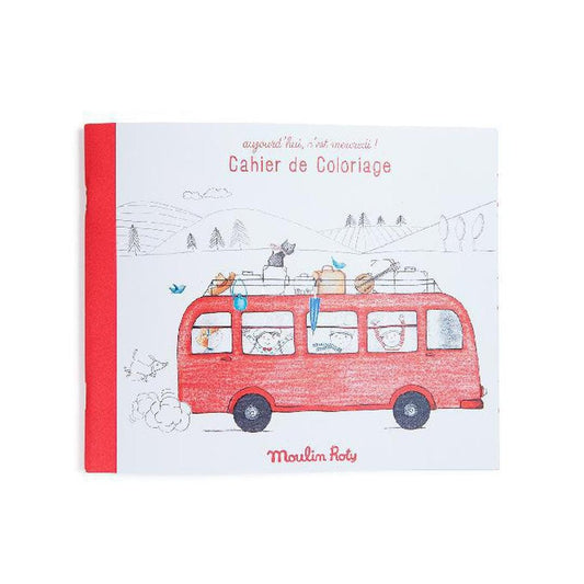 Aujourd'Hui Colouring Book-Art & Drawing Toys-Pretty Clean Shop