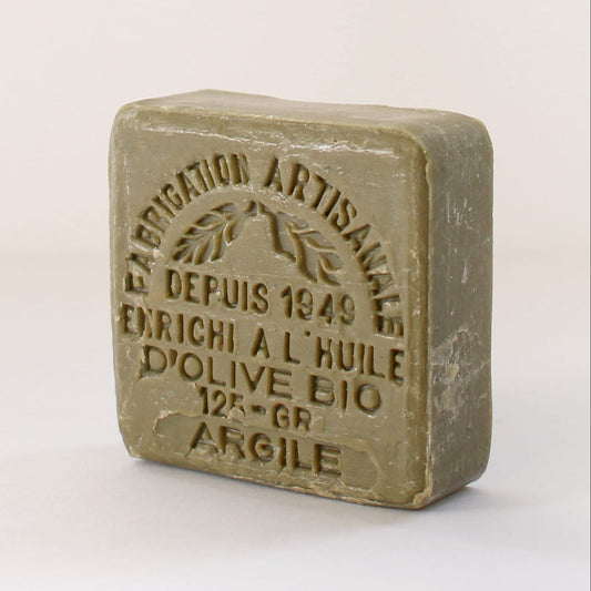 Soap Bar Enriched with Organic Olive Oil - Green Clay
