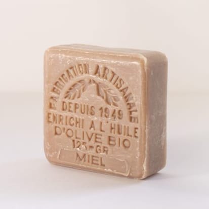 Soap Bar Enriched with Organic Olive Oil - Honey