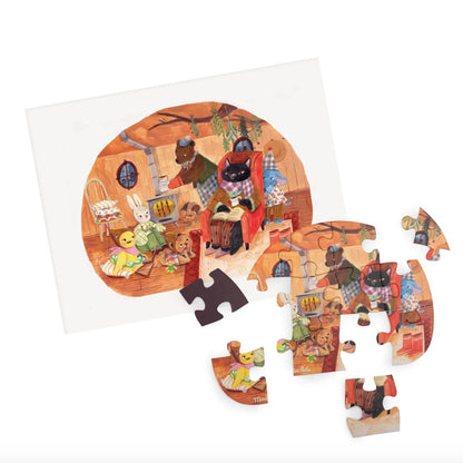 Les Minouchkas Beautiful Day Puzzles  - Set of 4 x 12pcs