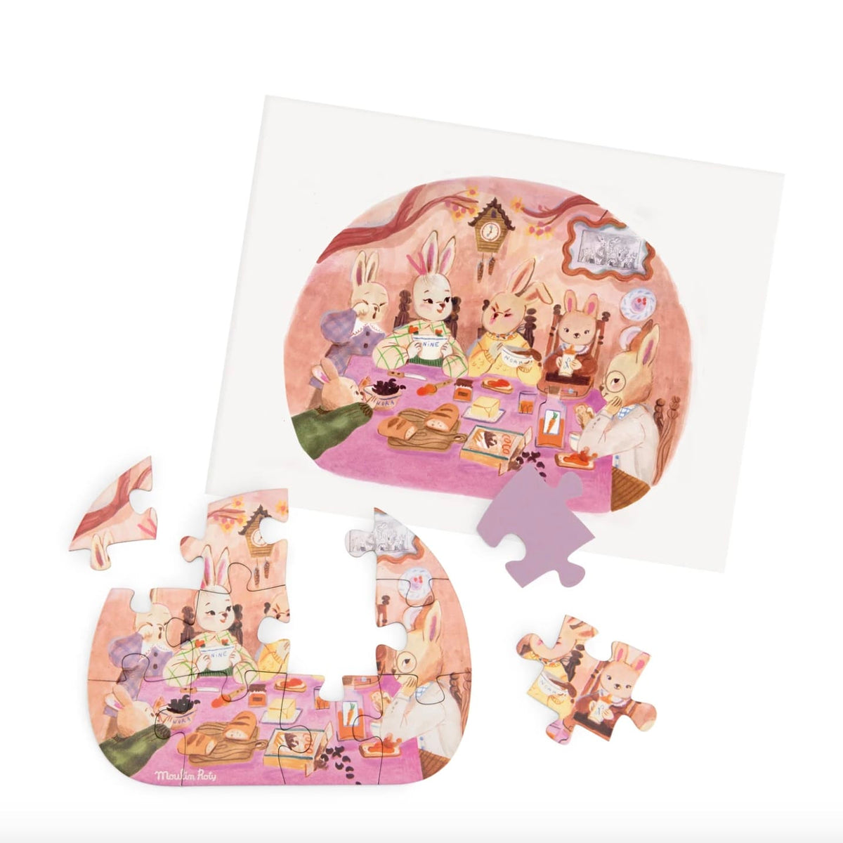 Les Minouchkas Beautiful Day Puzzles  - Set of 4 x 12pcs