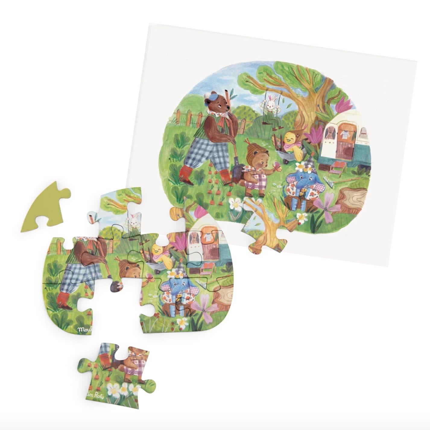 Les Minouchkas Beautiful Day Puzzles  - Set of 4 x 12pcs