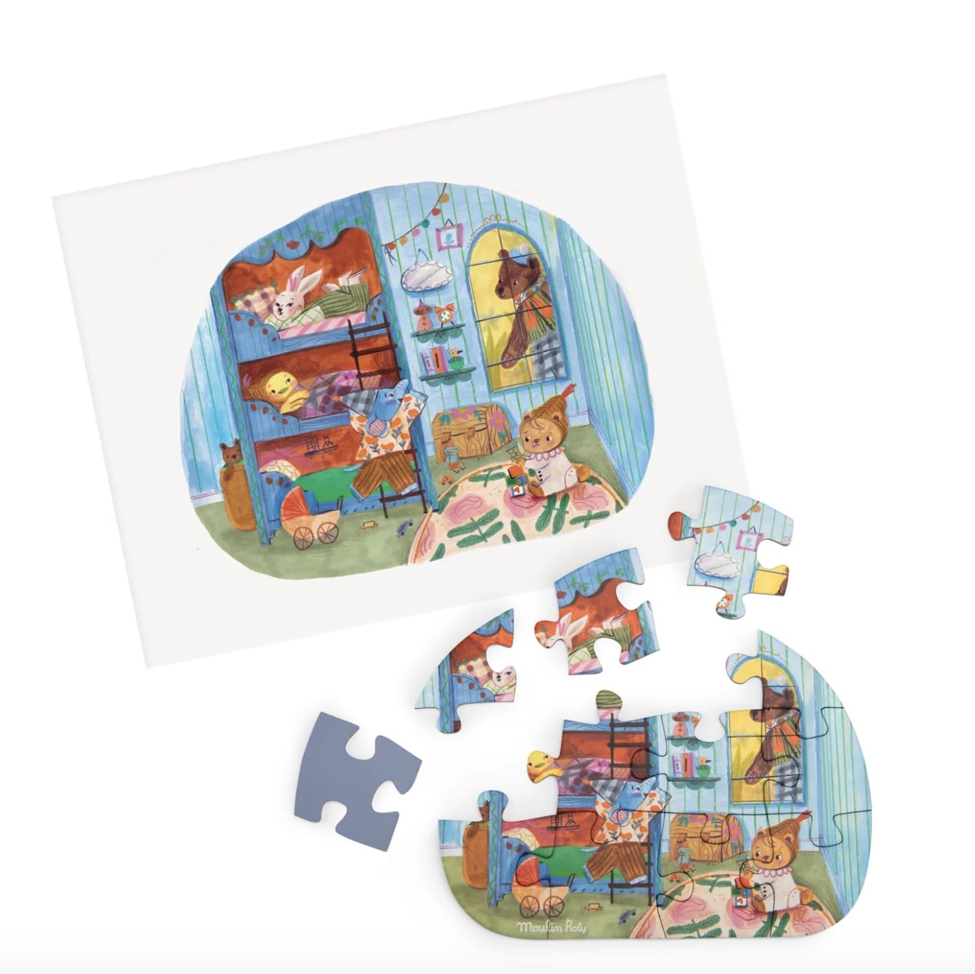 Les Minouchkas Beautiful Day Puzzles  - Set of 4 x 12pcs