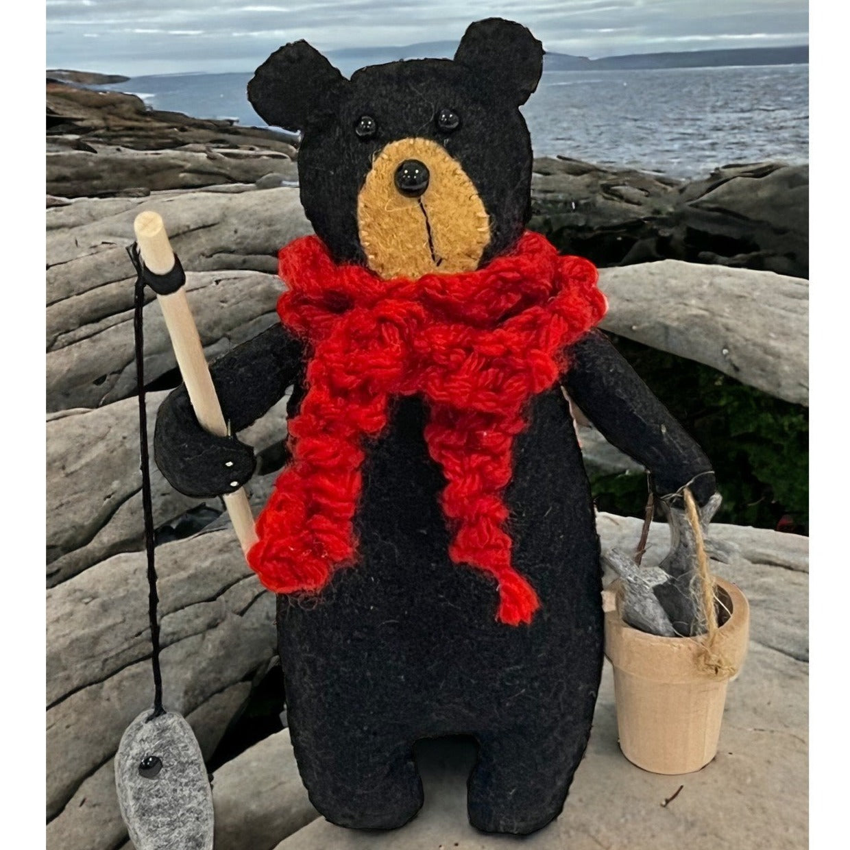 DIY Canadian Fishing Bear Sewing Kit