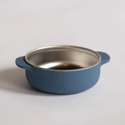 Stainless Steel and Silicone Baby Bowl